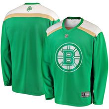 Load image into Gallery viewer, Boston Bruins Fanatics Branded 2019 St. Patrick&#39;s Day Replica Jersey - Green