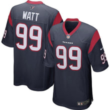 Load image into Gallery viewer, J.J. Watt Houston Texans Nike Player Game Jersey - Navy