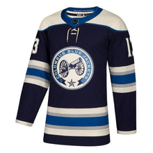 Load image into Gallery viewer, Cam Atkinson Columbus Blue Jackets adidas Alternate Player Jersey - Navy