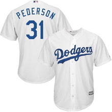 Load image into Gallery viewer, Joc Pederson Los Angeles Dodgers Majestic Official Cool Base Player Jersey - White