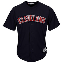 Load image into Gallery viewer, Francisco Lindor Cleveland Indians Majestic Home Big &amp; Tall Cool Base Player Jersey - White