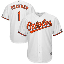 Load image into Gallery viewer, Tim Beckham Baltimore Orioles Majestic Home Cool Base Player Jersey - White