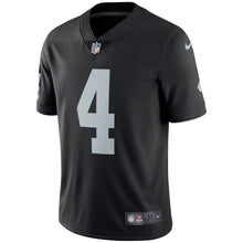 Load image into Gallery viewer, Derek Carr Oakland Raiders Nike Vapor Untouchable Limited Player Jersey - Black