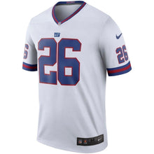Load image into Gallery viewer, Saquon Barkley Nike New York Giants Color Rush Legend Jersey - White