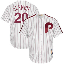 Load image into Gallery viewer, Mike Schmidt Philadelphia Phillies Majestic Cooperstown Jersey – White