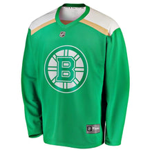 Load image into Gallery viewer, Boston Bruins Fanatics Branded 2019 St. Patrick&#39;s Day Replica Jersey - Green