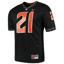 Load image into Gallery viewer, Barry Sanders Oklahoma State Cowboys Nike Alumni Player Jersey - Black