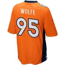 Load image into Gallery viewer, Derek Wolfe Denver Broncos Nike Game Jersey - Orange