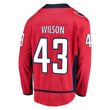 Load image into Gallery viewer, Tom Wilson Washington Capitals 2018 Stanley Cup Champions Home Breakaway Player Jersey - Red