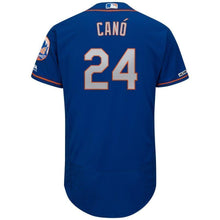 Load image into Gallery viewer, Robinson Cano New York Mets Majestic Alternate Collection Flex Base Player Jersey – Royal/White