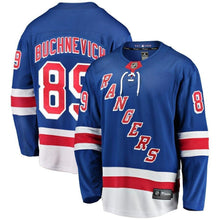 Load image into Gallery viewer, Pavel Buchnevich New York Rangers Fanatics Branded Home Breakaway Player Jersey - Blue