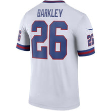 Load image into Gallery viewer, Saquon Barkley Nike New York Giants Color Rush Legend Jersey - White