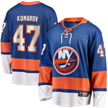 Load image into Gallery viewer, Leo Komarov New York Islanders Fanatics Branded Home Breakaway Player Jersey - Royal