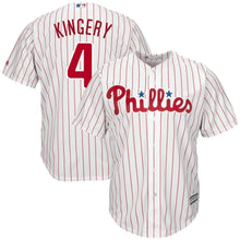 Load image into Gallery viewer, Scott Kingery Philadelphia Phillies Majestic Official Cool Base Player Jersey – White/Red