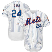 Load image into Gallery viewer, Robinson Cano New York Mets Majestic Alternate Collection Flex Base Player Jersey – Royal/White