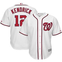 Load image into Gallery viewer, Howie Kendrick Washington Nationals Majestic Home Cool Base Player Jersey - White