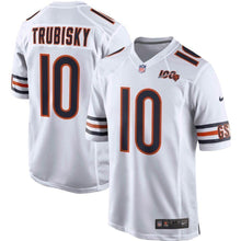 Load image into Gallery viewer, Mitchell Trubisky Chicago Bears Nike 100th Season Game Jersey - White