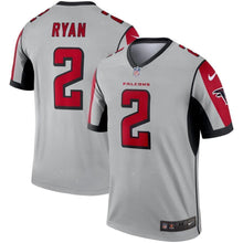 Load image into Gallery viewer, Matt Ryan Atlanta Falcons Nike Inverted Legend Jersey - Silver