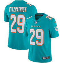 Load image into Gallery viewer, Minkah Fitzpatrick Miami Dolphins Nike Vapor Limited Jersey - Aqua