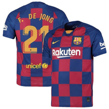 Load image into Gallery viewer, Frenkie de Jong Barcelona Home Soccer Jersey 2019-20 - Royal