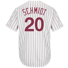Load image into Gallery viewer, Mike Schmidt Philadelphia Phillies Majestic Cooperstown Jersey – White