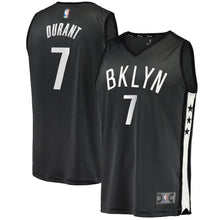 Load image into Gallery viewer, Kevin Durant Brooklyn Nets Fanatics Branded  Fast Break Player Jersey Charcoal - Statement Edition