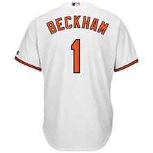 Load image into Gallery viewer, Tim Beckham Baltimore Orioles Majestic Home Cool Base Player Jersey - White
