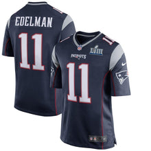 Load image into Gallery viewer, Julian Edelman New England Patriots Nike Super Bowl LIII Bound Game Jersey - Navy
