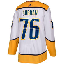 Load image into Gallery viewer, PK Subban Nashville Predators adidas Away Player Jersey - White