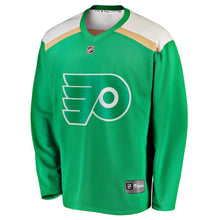 Load image into Gallery viewer, Philadelphia Flyers Fanatics Branded 2019 St. Patrick's Day Replica Jersey - Green