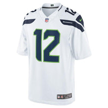 Load image into Gallery viewer, 12s Seattle Seahawks Nike Limited Jersey - White