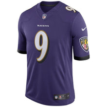 Load image into Gallery viewer, Justin Tucker Baltimore Ravens Nike Speed Machine Limited Player Jersey - Purple