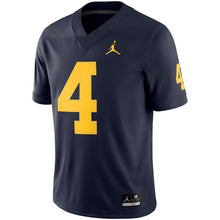 Load image into Gallery viewer, Michigan Wolverines Jordan Brand 2018 Game Football Jersey – Navy