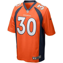 Load image into Gallery viewer, Phillip Lindsay Denver Broncos Nike Player Game Jersey - Orange