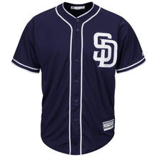 Load image into Gallery viewer, Manny Machado San Diego Padres Majestic Official Cool Base Player Jersey - Navy