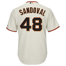 Load image into Gallery viewer, Pablo Sandoval San Francisco Giants Majestic Home Cool Base Player Jersey - Cream