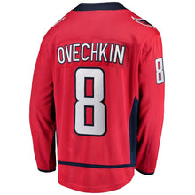 Load image into Gallery viewer, Alexander Ovechkin Washington Capitals 2018 Stanley Cup Champions Home Breakaway Player Jersey - Red