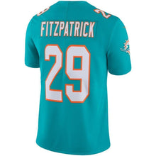 Load image into Gallery viewer, Minkah Fitzpatrick Miami Dolphins Nike Vapor Limited Jersey - Aqua