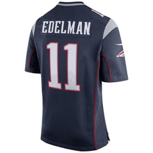 Load image into Gallery viewer, Julian Edelman New England Patriots Nike Super Bowl LIII Bound Game Jersey - Navy