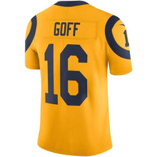 Load image into Gallery viewer, Jared Goff Los Angeles Rams Nike Vapor Untouchable Color Rush Limited Player Jersey - Gold