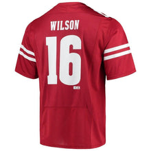 Load image into Gallery viewer, Russell Wilson Wisconsin Badgers Under Armour Replica Alumni Jersey - Red