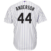 Load image into Gallery viewer, Tyler Anderson Colorado Rockies Majestic Home Cool Base Player Jersey - White