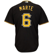 Load image into Gallery viewer, Starling Marte Pittsburgh Pirates Majestic Alternate  Jersey - Black/White