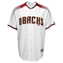 Load image into Gallery viewer, Zack Greinke Arizona Diamondbacks Majestic Official Cool Base Player Jersey - White/Sedona Red