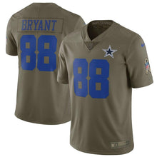 Load image into Gallery viewer, Dez Bryant Dallas Cowboys Nike Salute To Service Limited Jersey - Olive