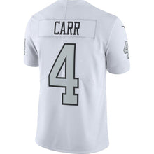Load image into Gallery viewer, Derek Carr Oakland Raiders Nike Vapor Untouchable Color Rush Limited Player Jersey - White