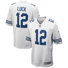 Load image into Gallery viewer, Andrew Luck Indianapolis Colts Nike Alternate Game Jersey - White