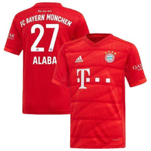 Load image into Gallery viewer, David Alaba Bayern Munich Home Soccer Jersey 2019-20 Jersey – Red