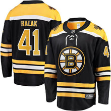 Load image into Gallery viewer, Jaroslav Halak Boston Bruins Fanatics Branded Home Breakaway Player Jersey - Black