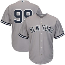 Load image into Gallery viewer, Aaron Judge New York Yankees Majestic Cool Base Player Replica Jersey - Gray